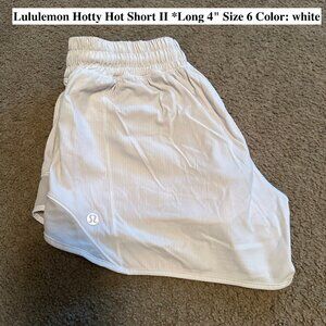 Lululemon hotty hot short
